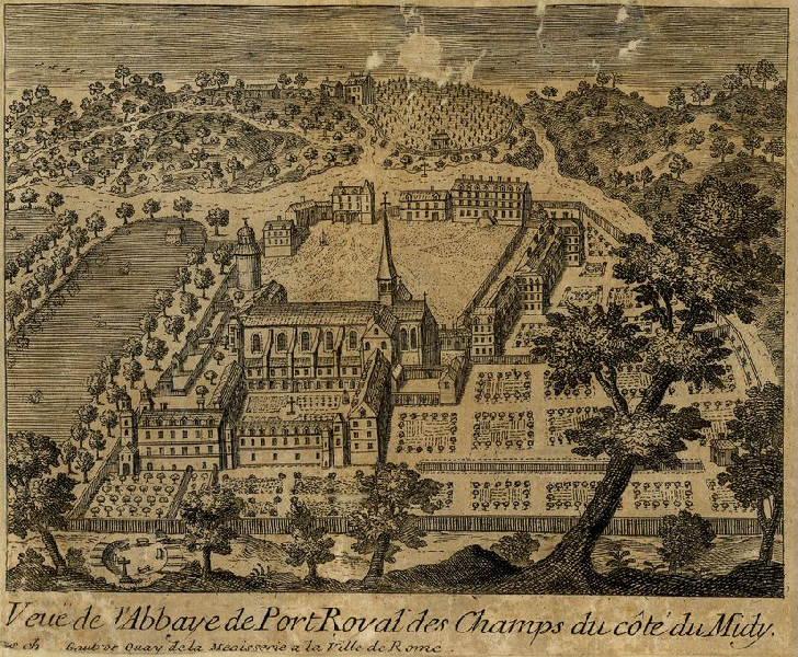 Vue de l'abbaye de Port-Royal des champs_0