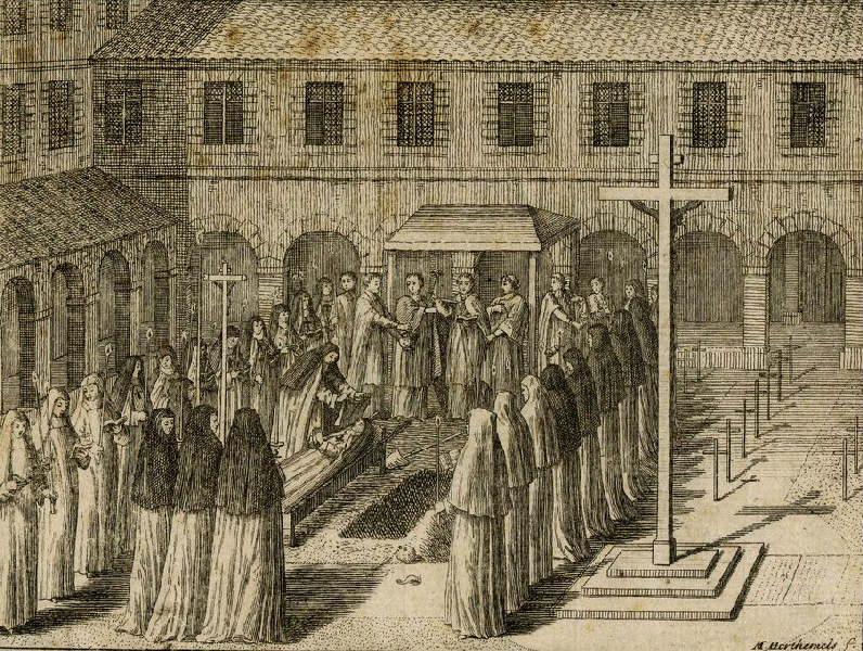 L'enterrement des religieuses de l'abbaye de Port-Royal des Champs_0
