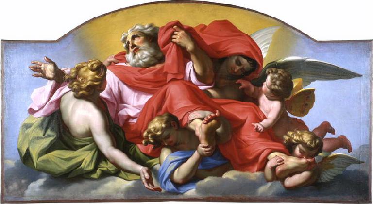 Dieu le Père entouré d'anges_0