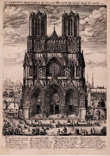 Frontispice de Notre-Dame de Reims, Nicolas de Son, 1625