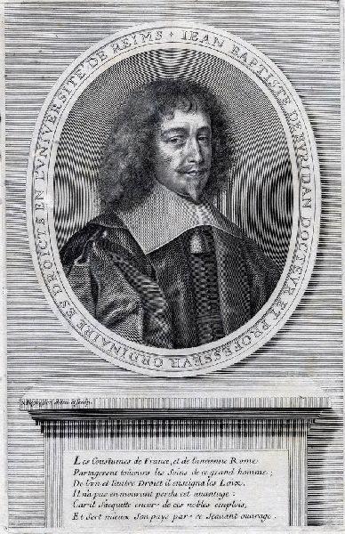 Portrait de Jean-Baptiste de Buridan, Nicolas Regnesson, 17e siècle