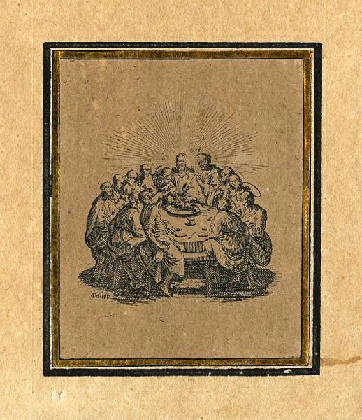 Les quatre banquets (03) ; La Cène — Jacques Callot