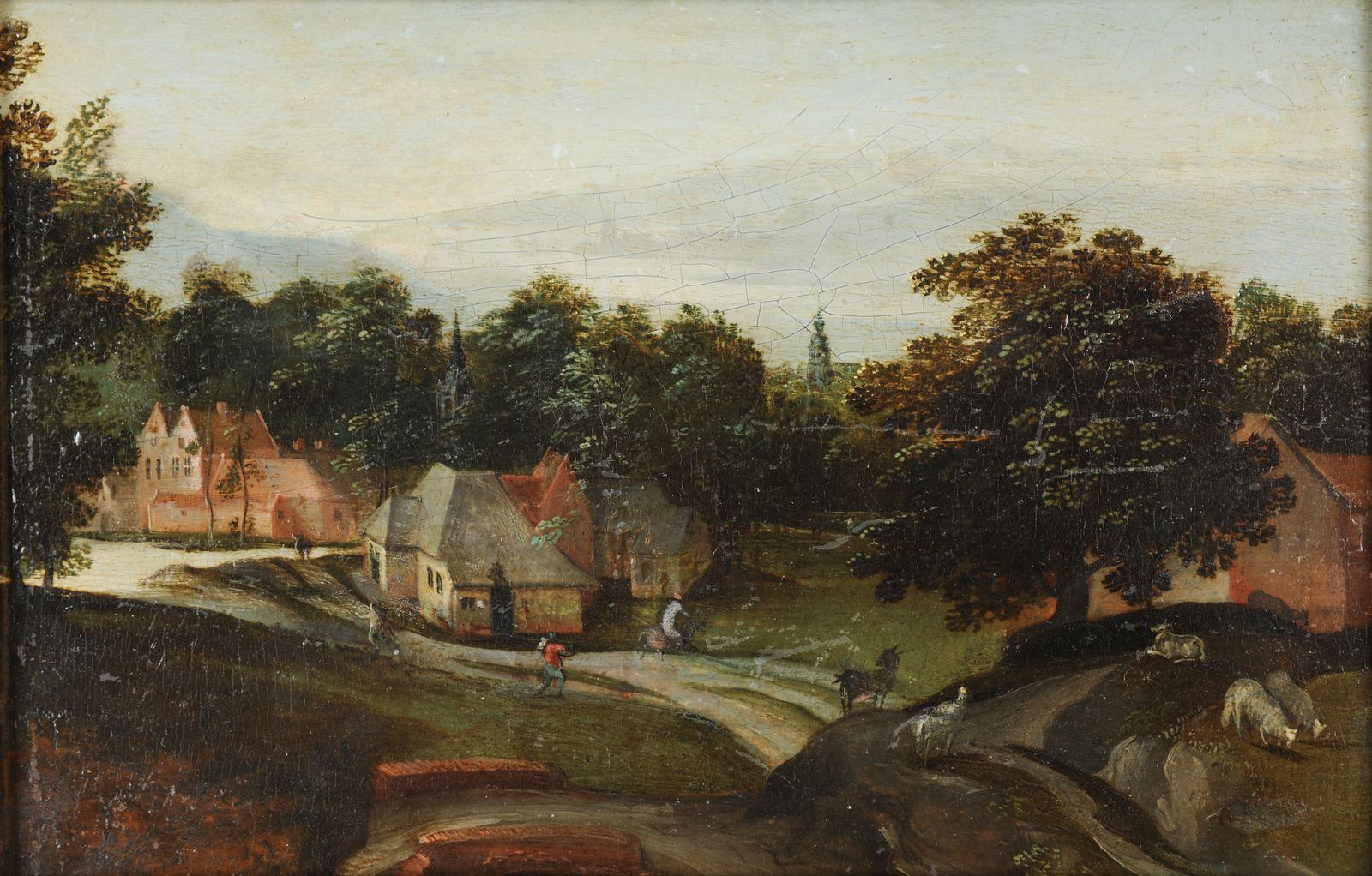 Paysage, Jacob Grimmer, 16e siècle