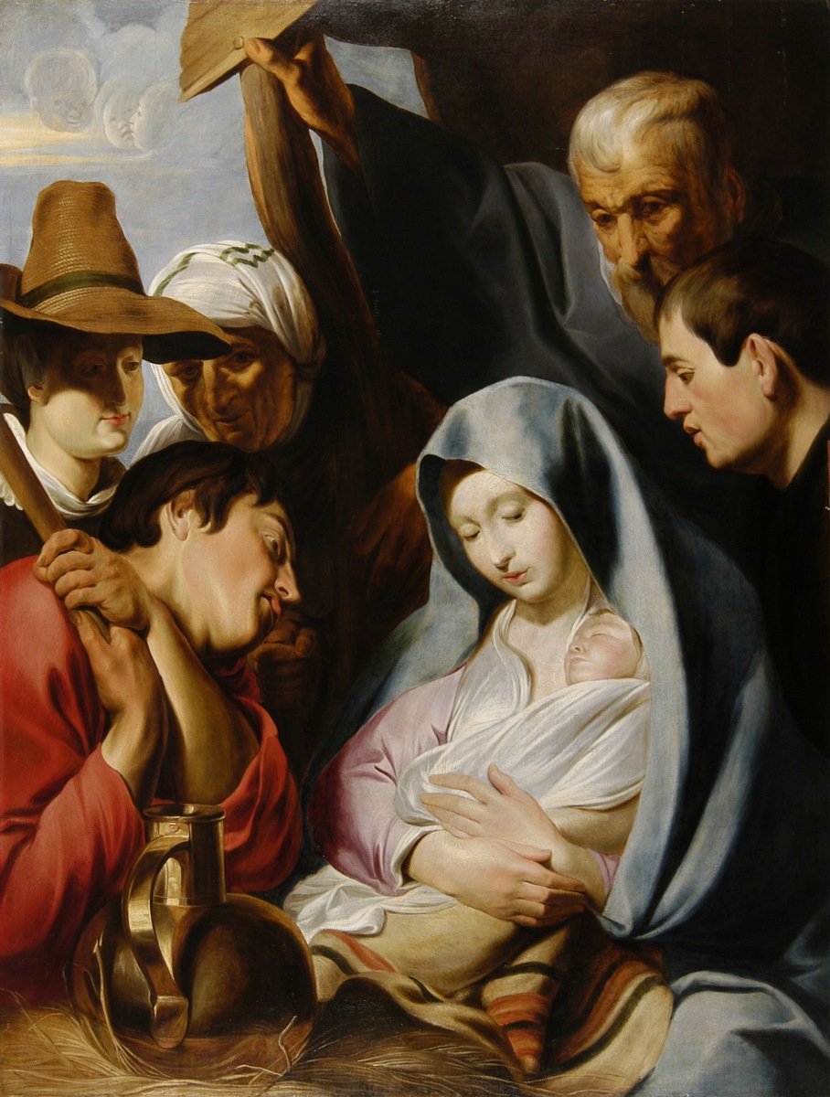 L'Adoration des Bergers, Jacob Jordaens, 17e siècle