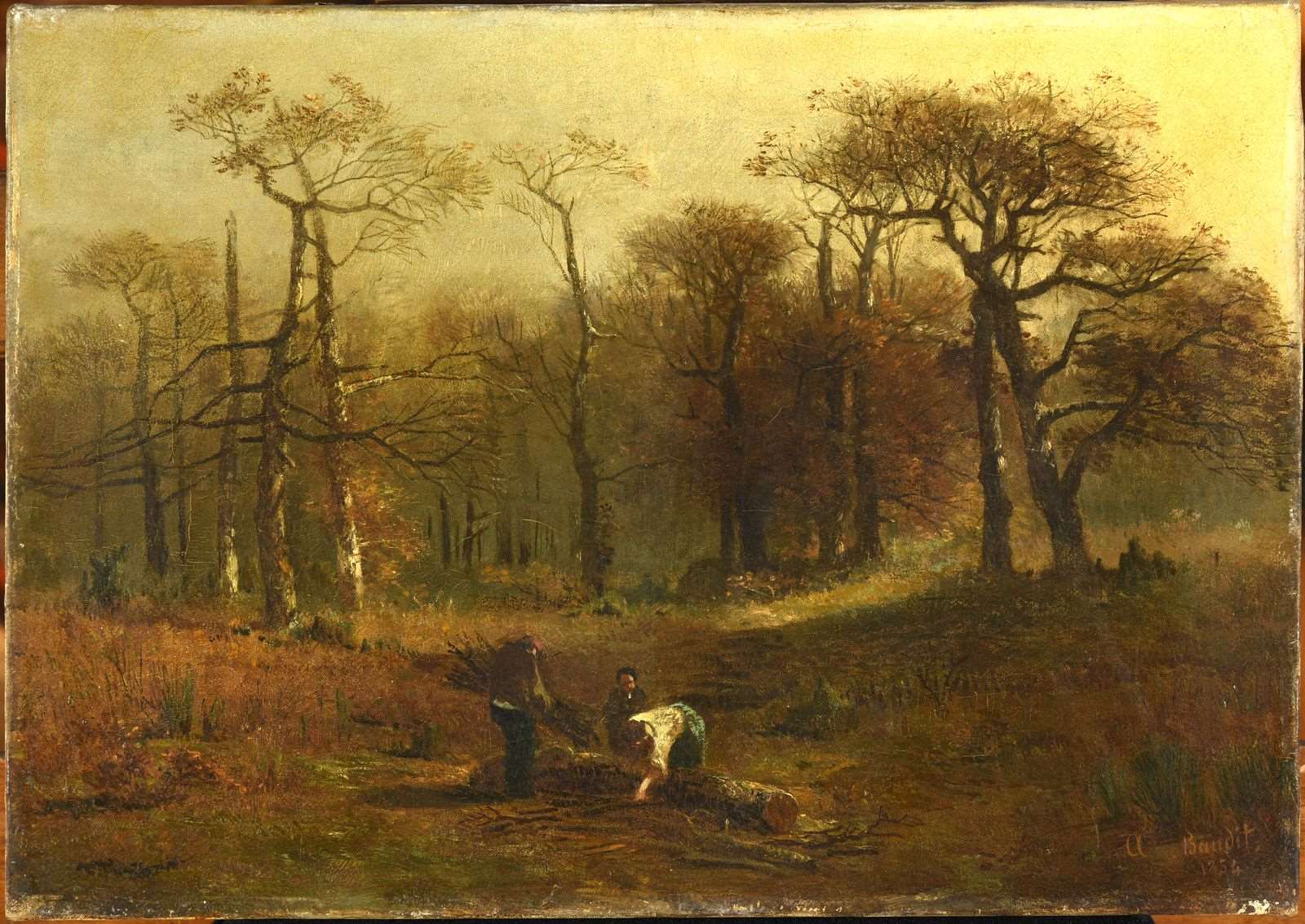 Coupée dans un bois, Amédée Baudit, 1854-1855