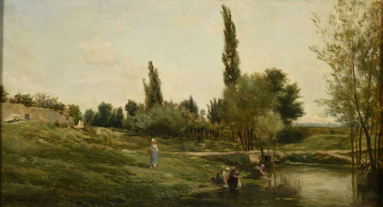Paysage avec laveuses_0