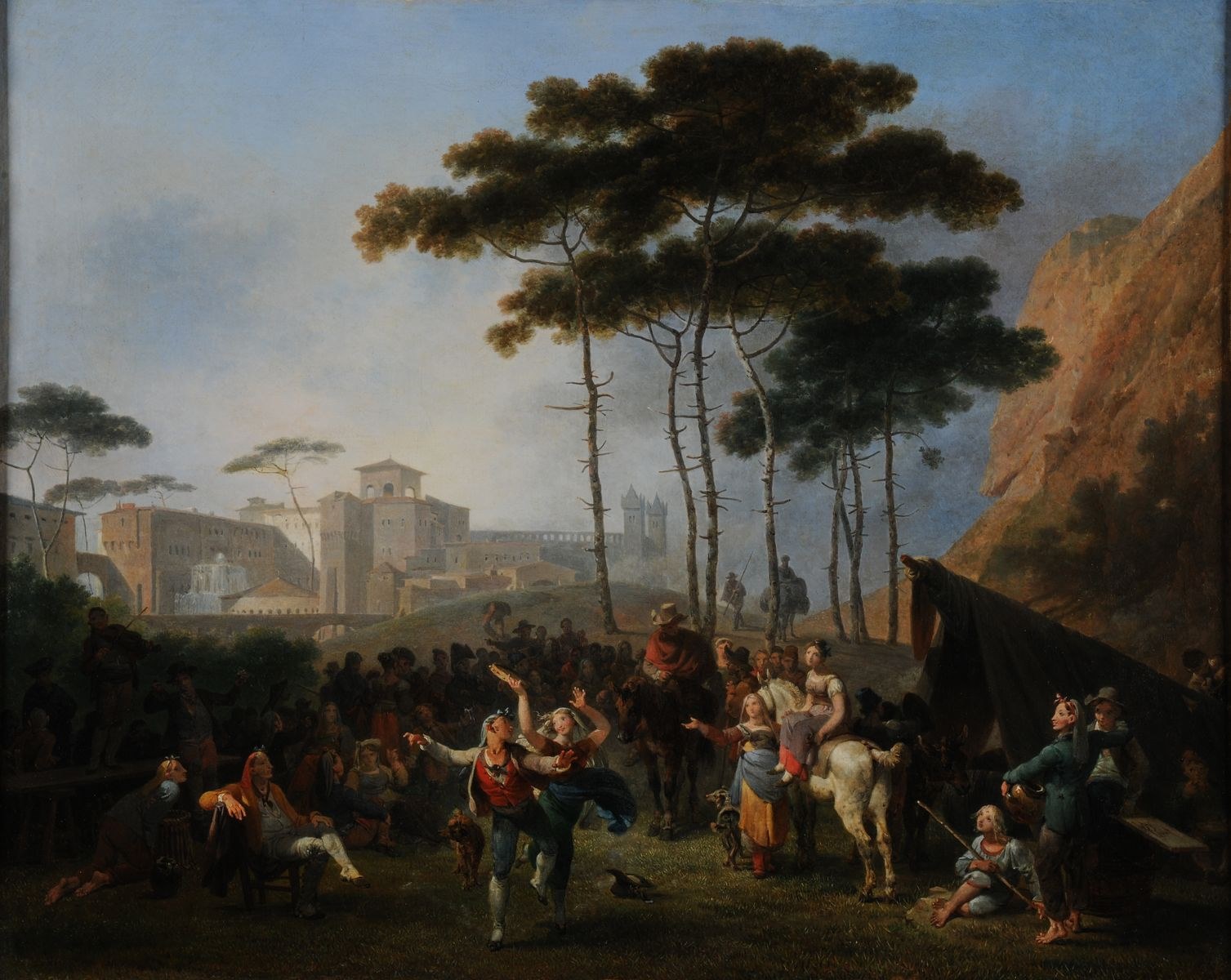 Danses villageoises, Nicolas Taunay, 1790 vers