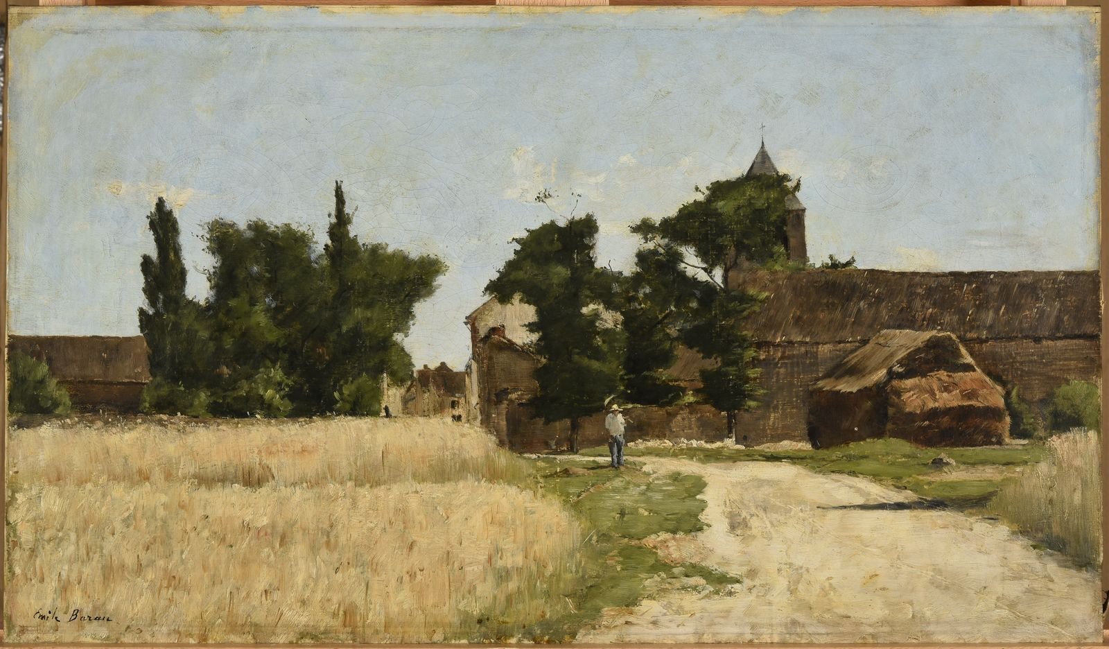L'été en Champagne ; A Fresne en été, Émile Barau, 1885