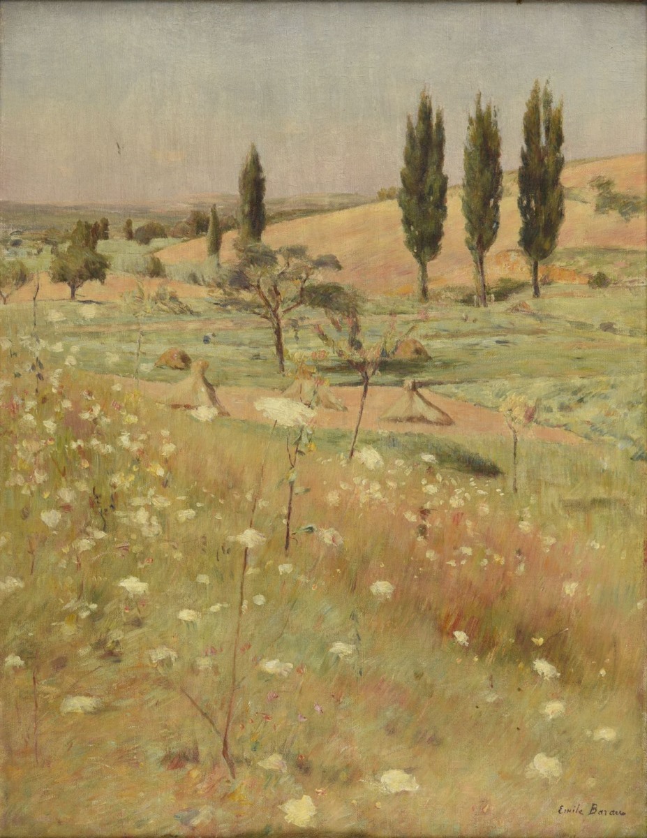 Matinée d'été à Chenay ; Sur la montagne de Chenay, Émile Barau, 1896