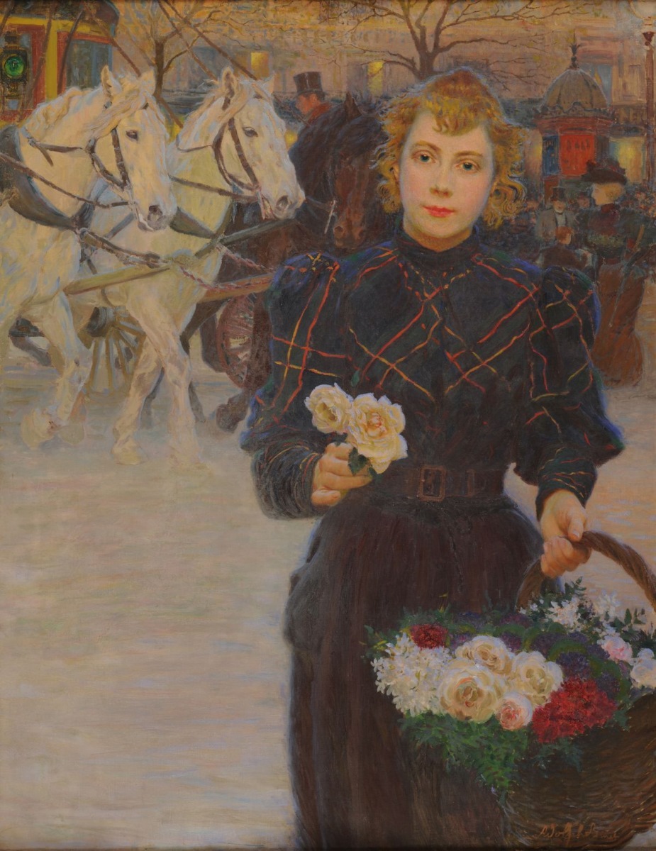 Margot ; La marchande de fleurs, Adolphe Binet, 1895