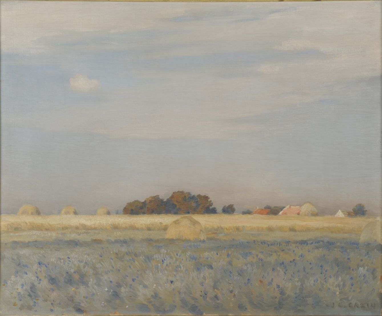 Cultures (Seine-et-Marne), Jean-Charles Cazin, 2e moitié 19e siècle