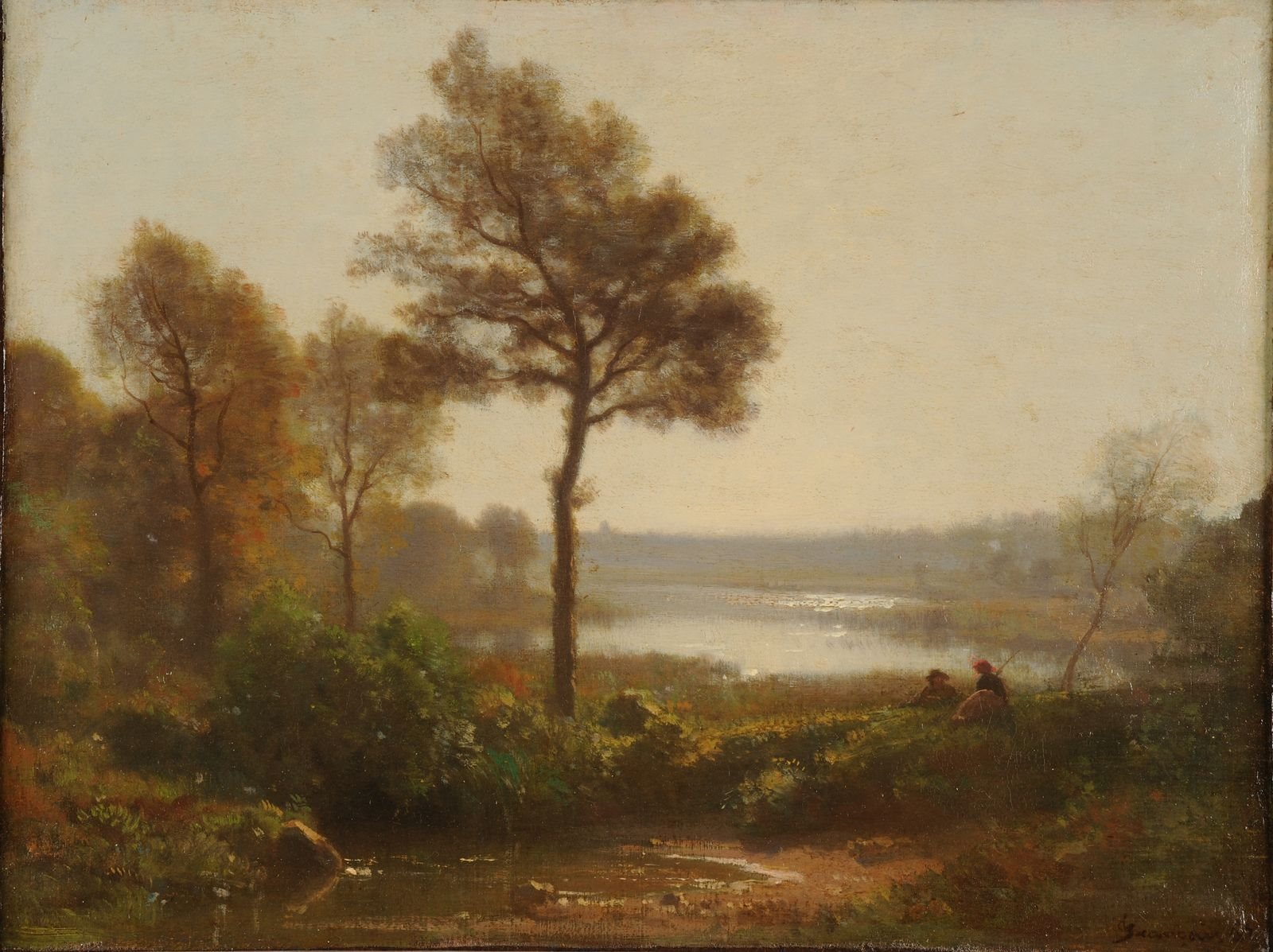 Paysage d'automne, Louis Français, 1862