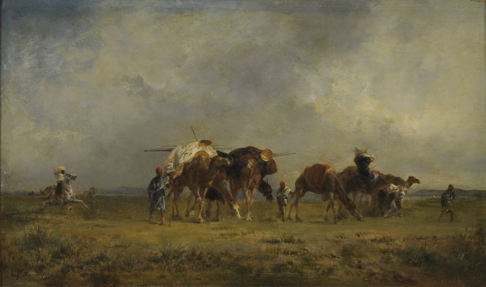 La caravane, Eugène Fromentin, 1865 vers