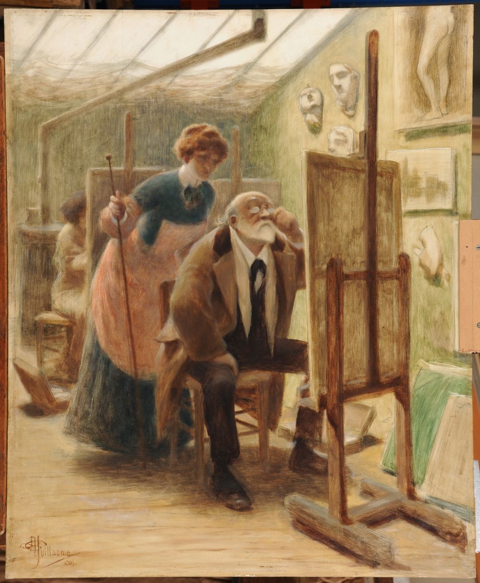 La correction, Albert Guillaume, 1904