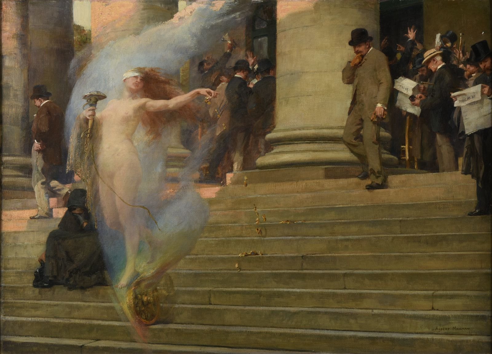 La Fortune passe, Albert Maignan, 1895,1903 incertain