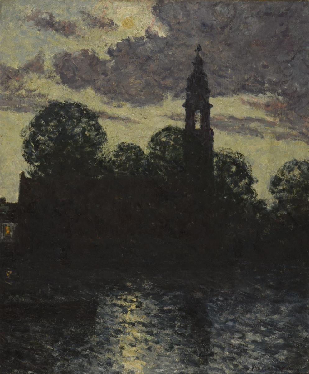 Clair de lune au Faou ; Clair de lune à Morgat, Maxime Maufra, 1898