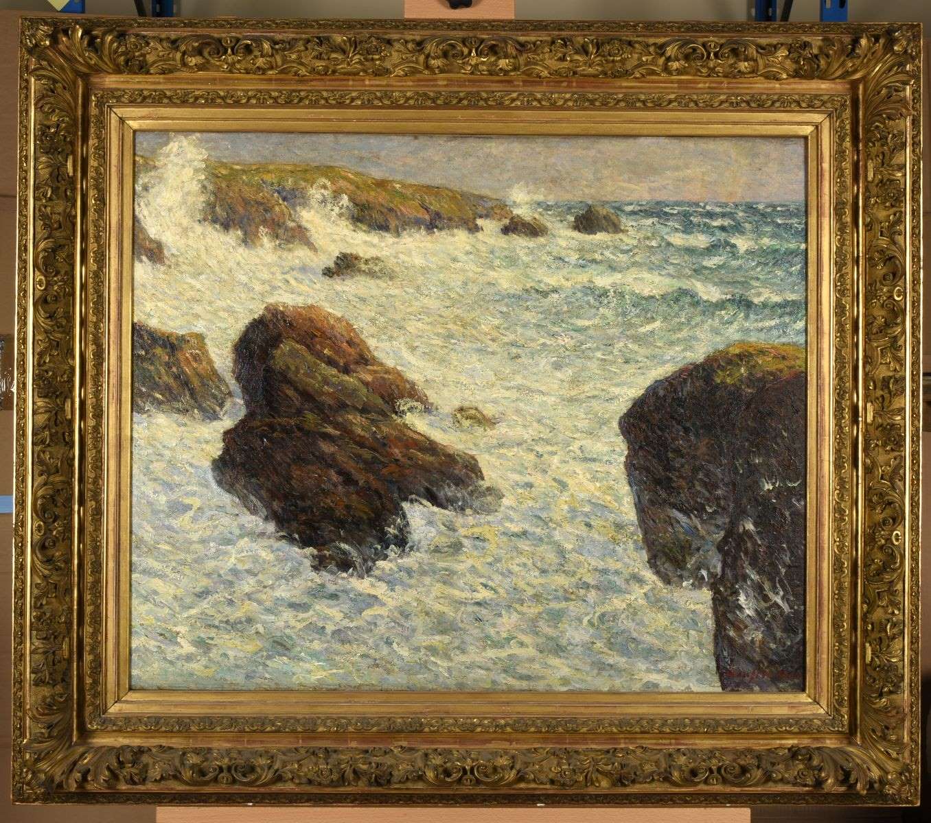 La tempête à Quiberon (Morbihan)_1