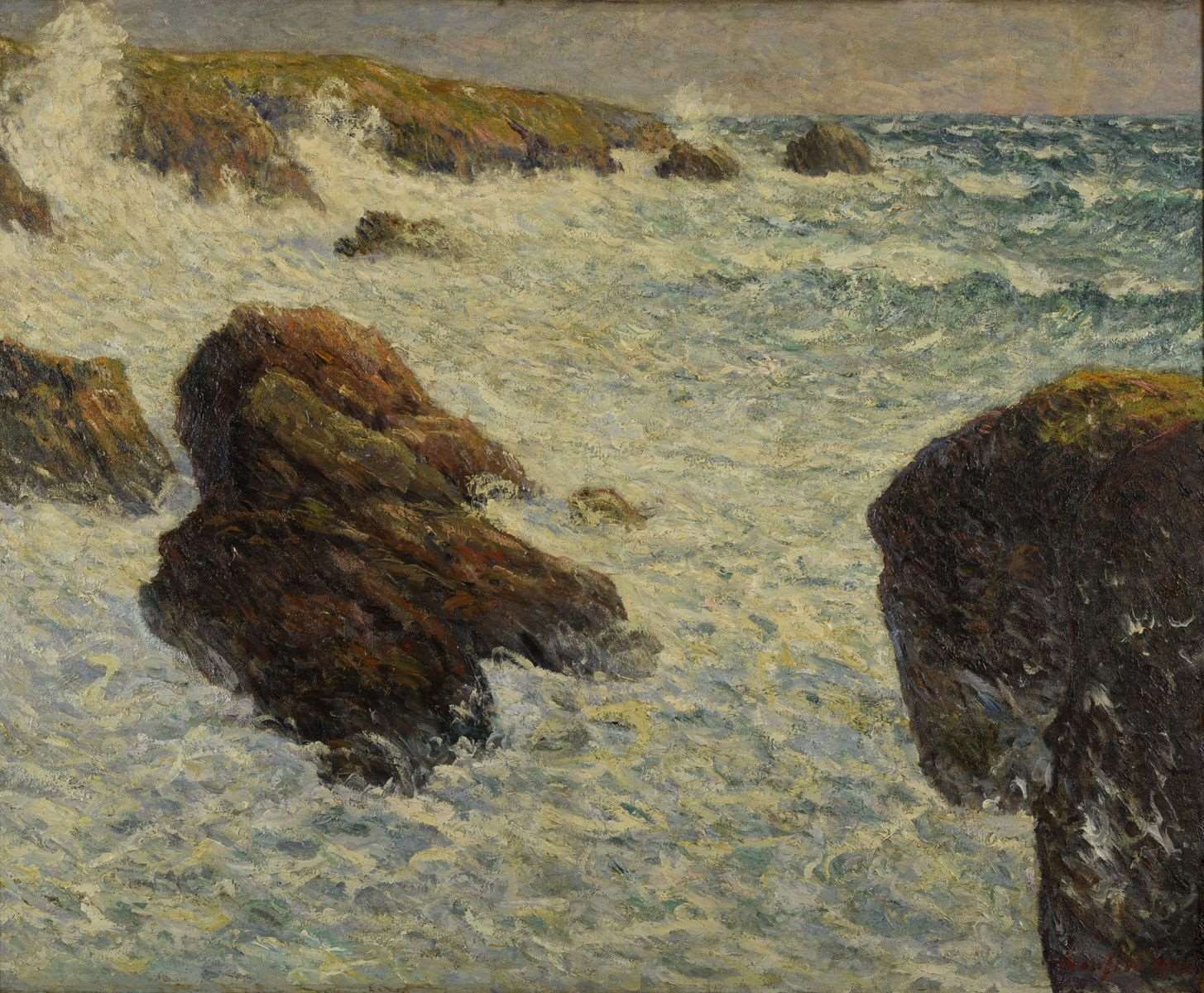 La tempête à Quiberon (Morbihan)_0