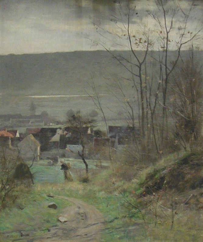 Matinée de fin d'hiver, Joseph-Paul Meslé, 1895 vers