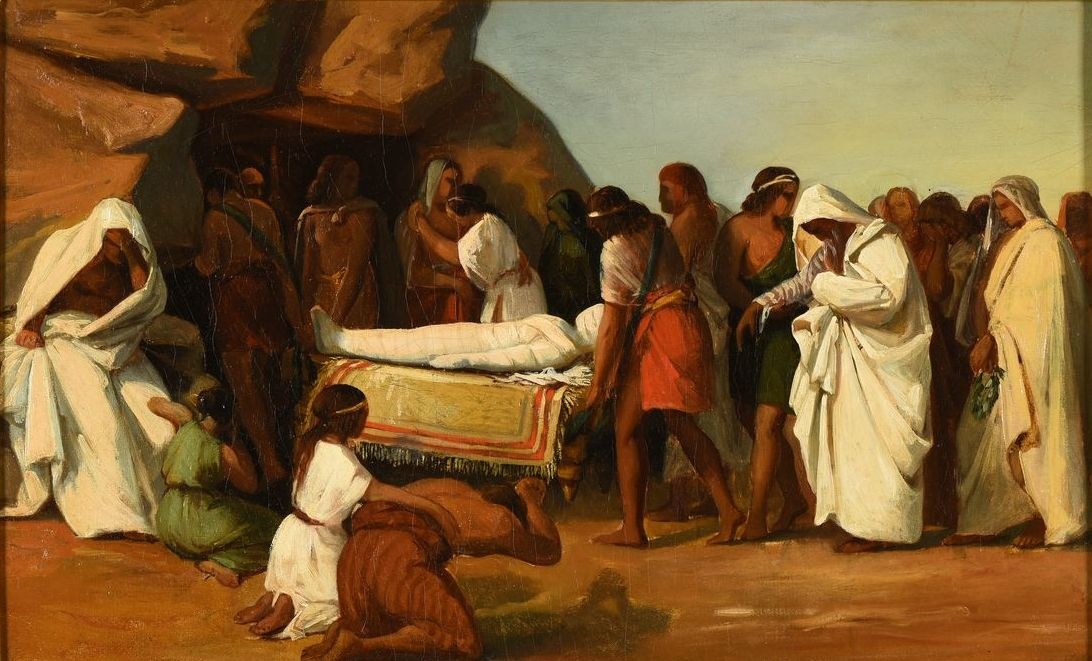 Scène de funérailles, Dominique Papety, 2e quart 19e siècle
