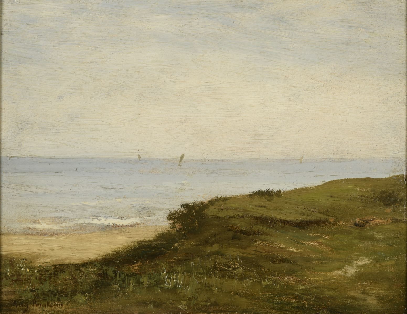 Côte normande, Auguste Pointelin, 1887 avant