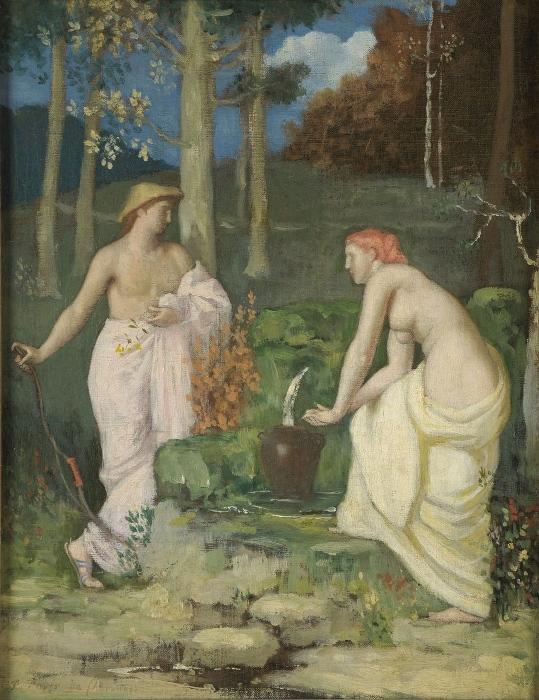La Source, Pierre Puvis De Chavannes, 1869 vers