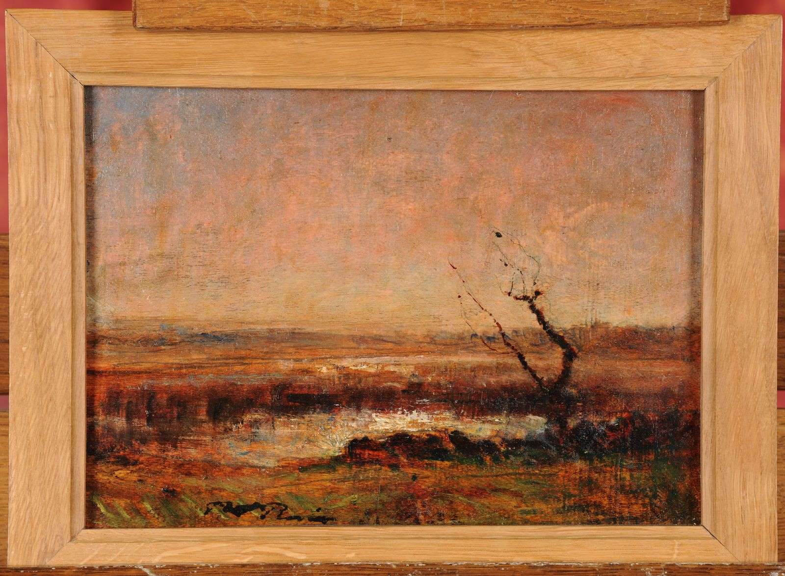 Étude de paysage, François-Auguste Ravier, 2e moitié 19e siècle