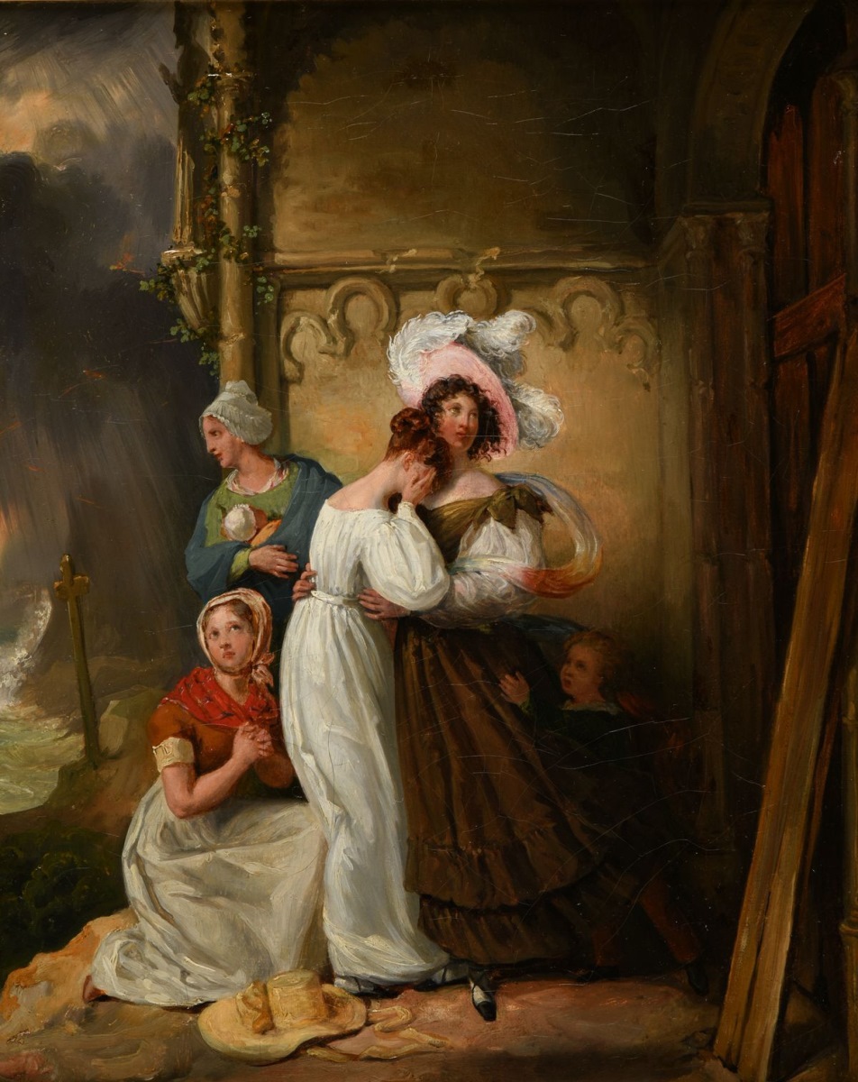 Scène d'orage, Camille Joseph Étienne Roqueplan, 1830 vers