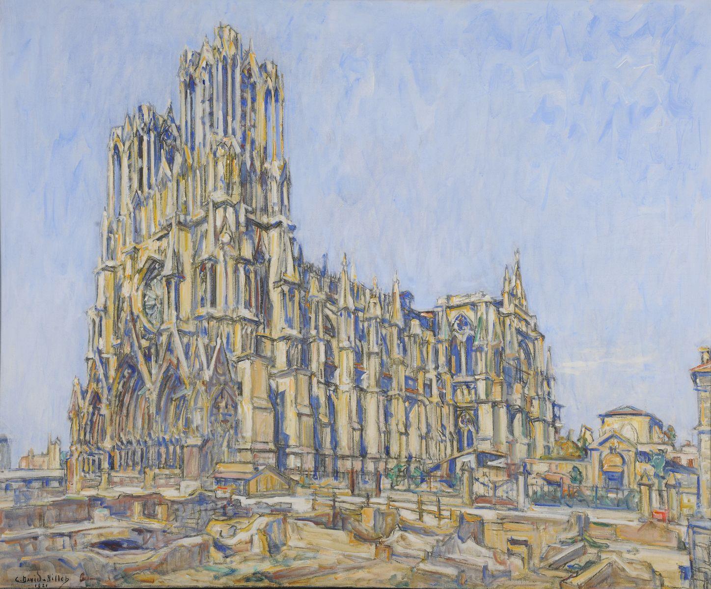 Cathédrale de Reims (côté sud), Germain David-Nillet, 1921