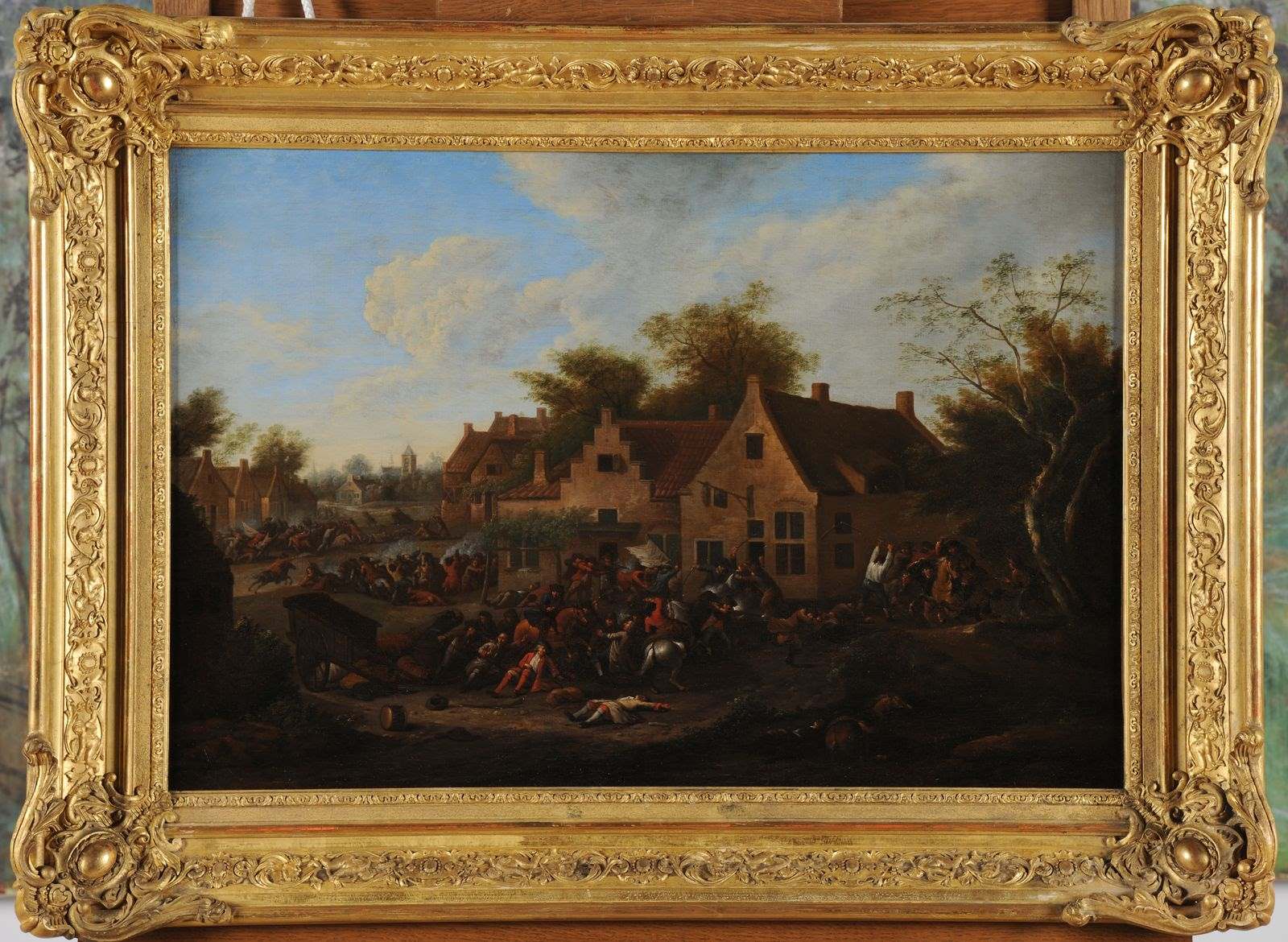 La guerre en Flandre ; Scène empruntée à l'histoire des guerres de Flandre sous Louis XIV_1