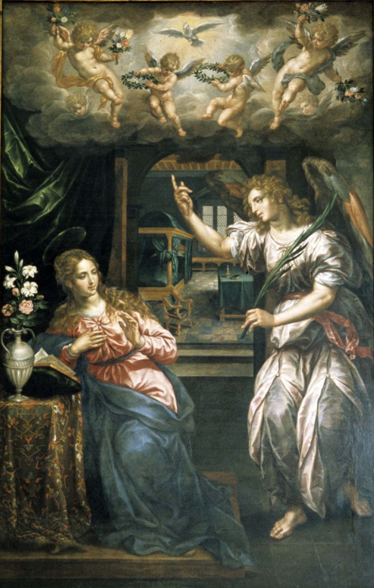 L'Annonciation, Hendrick De Clerck, 1ère moitié 17e siècle