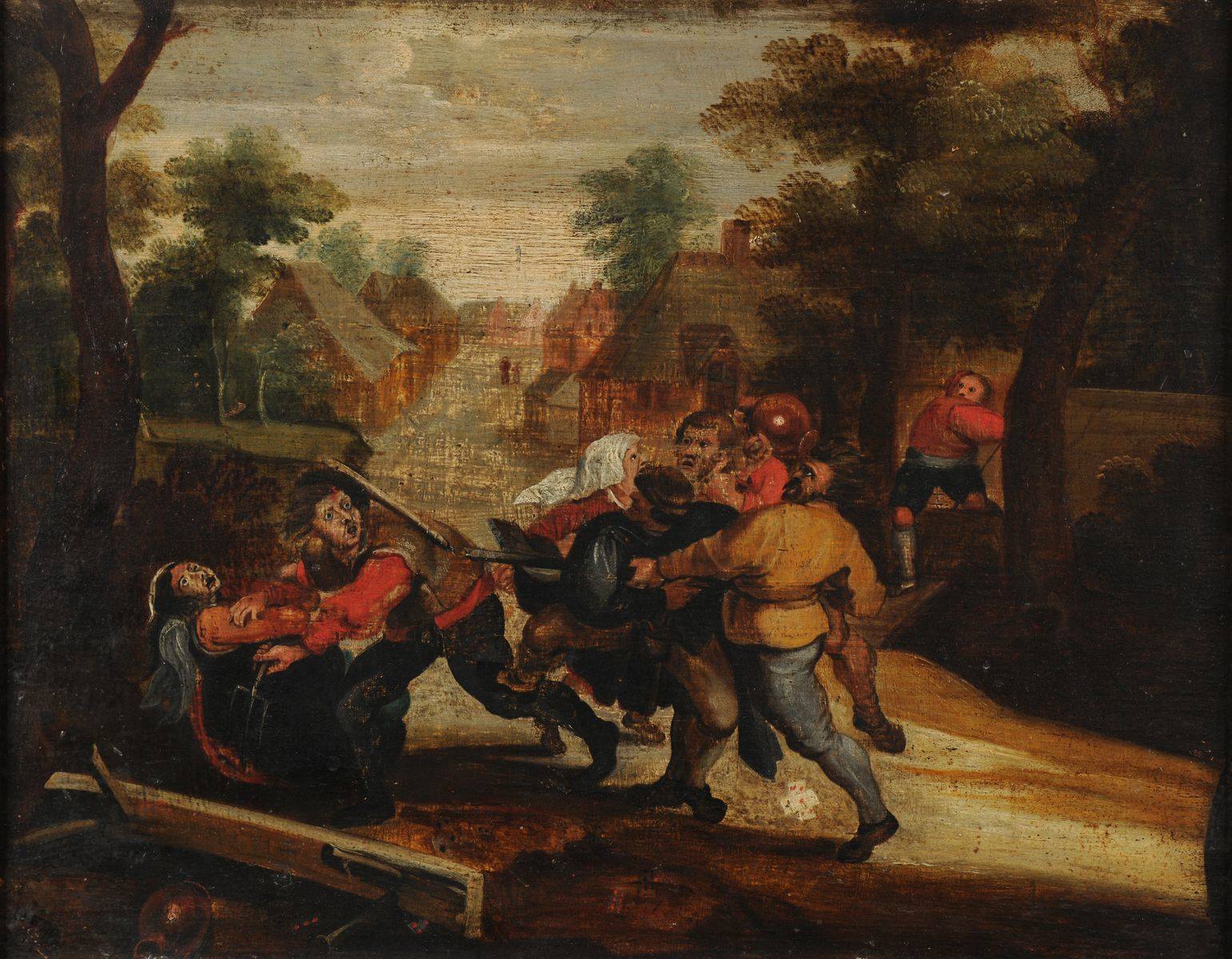 La partie de cartes dramatique, Adriaen Brouwer, 17e siècle
