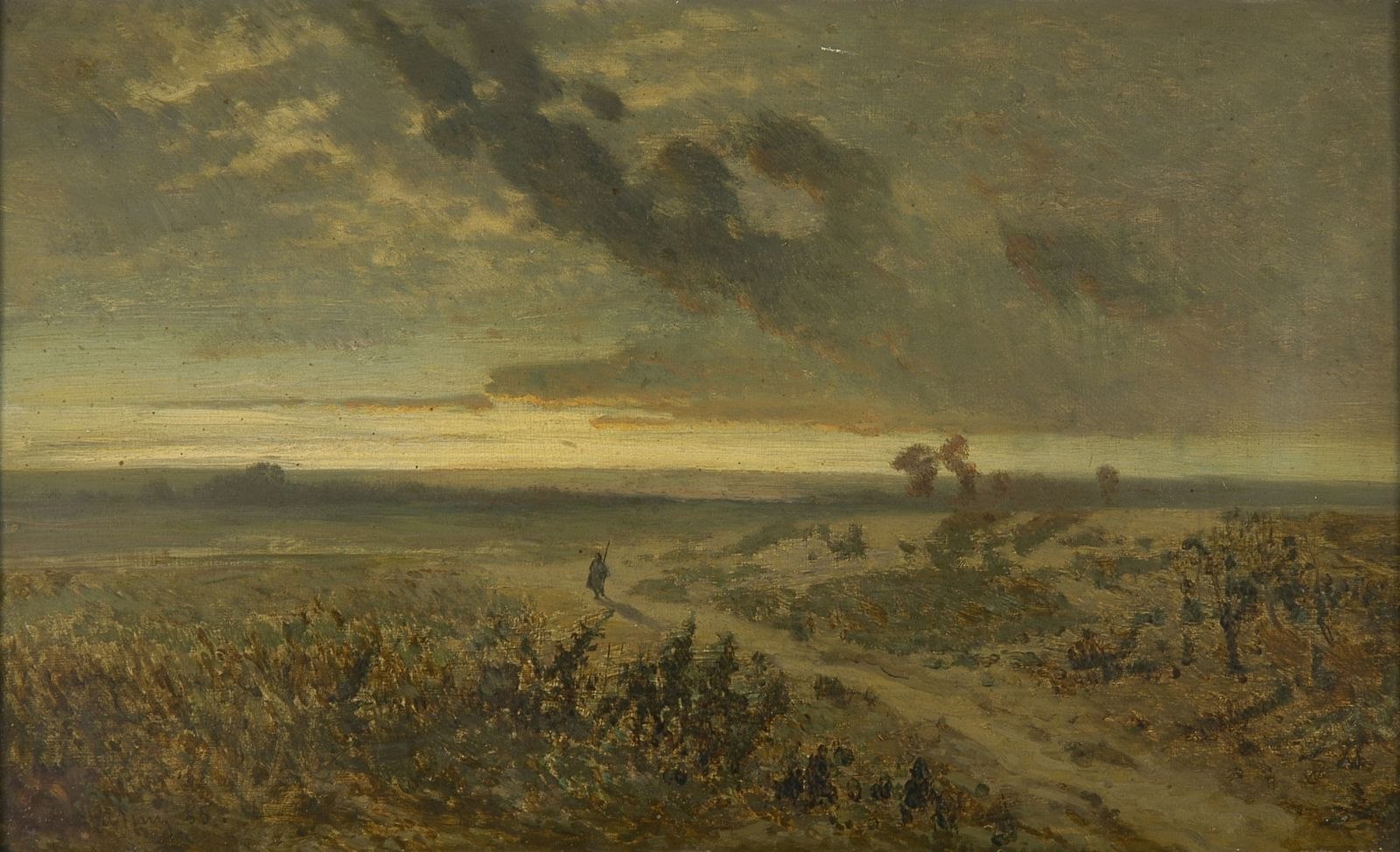 Paysage, Alberto Pasini, 1855