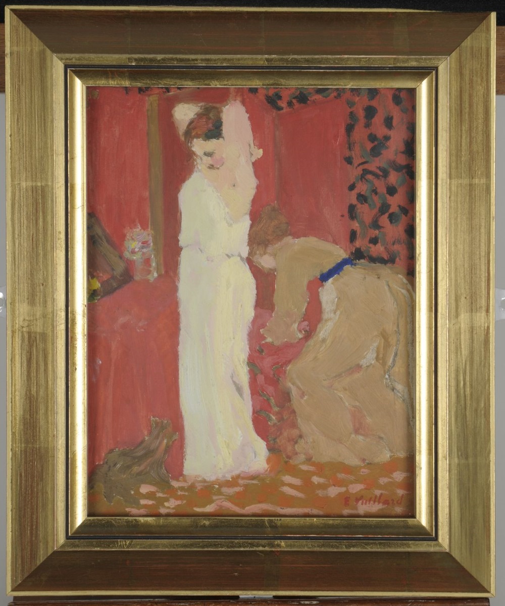 L'Essayage ; Actrice dans sa loge_1