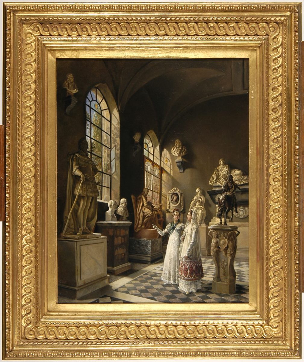 Vue de la salle du XVIIème siècle au musée des Monuments Français (titre attribué)_1