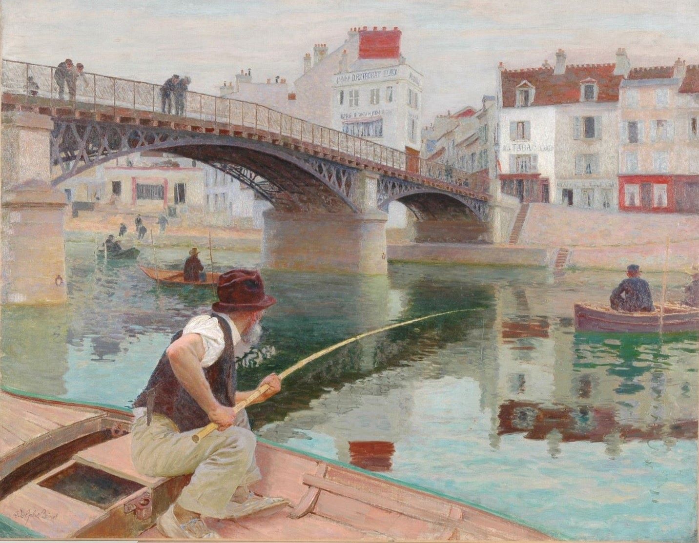 Le Pêcheur, Adolphe Binet, 2e moitié 19e siècle