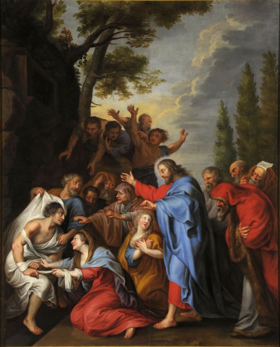 La Résurrection de Lazare, Noël Hallé, 18e siècle