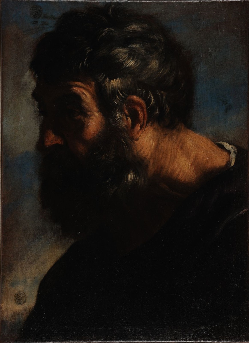 Tête d'homme, Pier Francesco Mola, 17e siècle