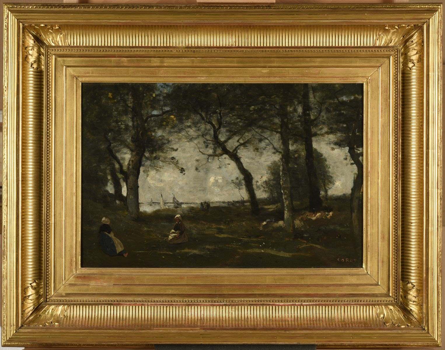 Honfleur ; Paysage breton au bord de la mer_1