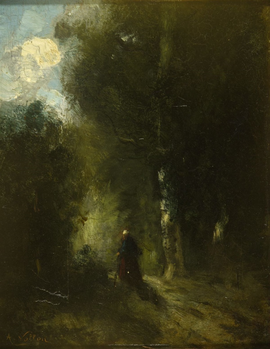 Paysage (sous-bois), Antoine Vollon, 2e moitié 19e siècle