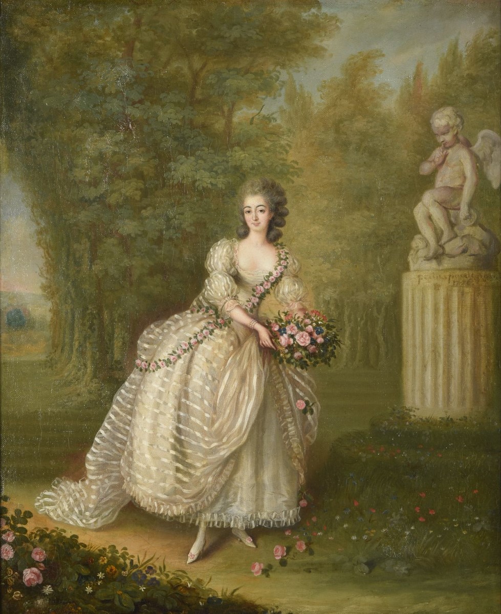 Mademoiselle Duthé (titre attribué) ; Mademoiselle Rosalie Gérard, dite la Duthé, artiste chorégraphique (1750-1831) (titre inscrit à l'inventaire) ; Mademoiselle Gérard, dite La Duthé, artiste chorégraphique (titre inscrit à l'inventaire), Lié-Louis Périn-Salbreux, 1776