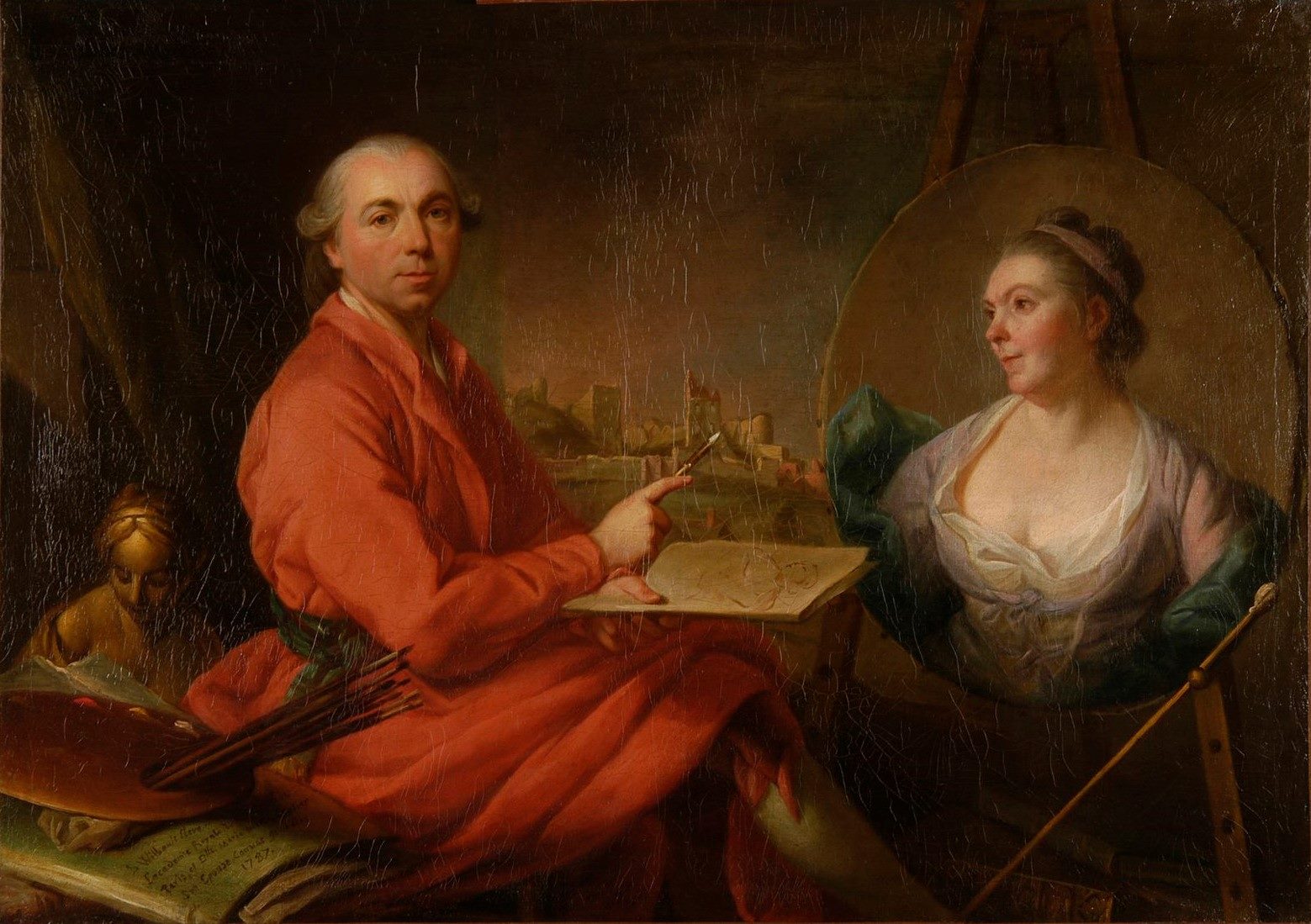L'artiste peignant sa femme_0