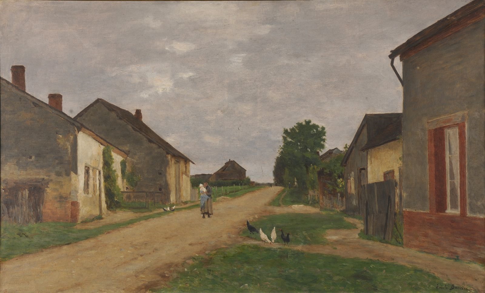 Village champenois, Émile Barau, 1898