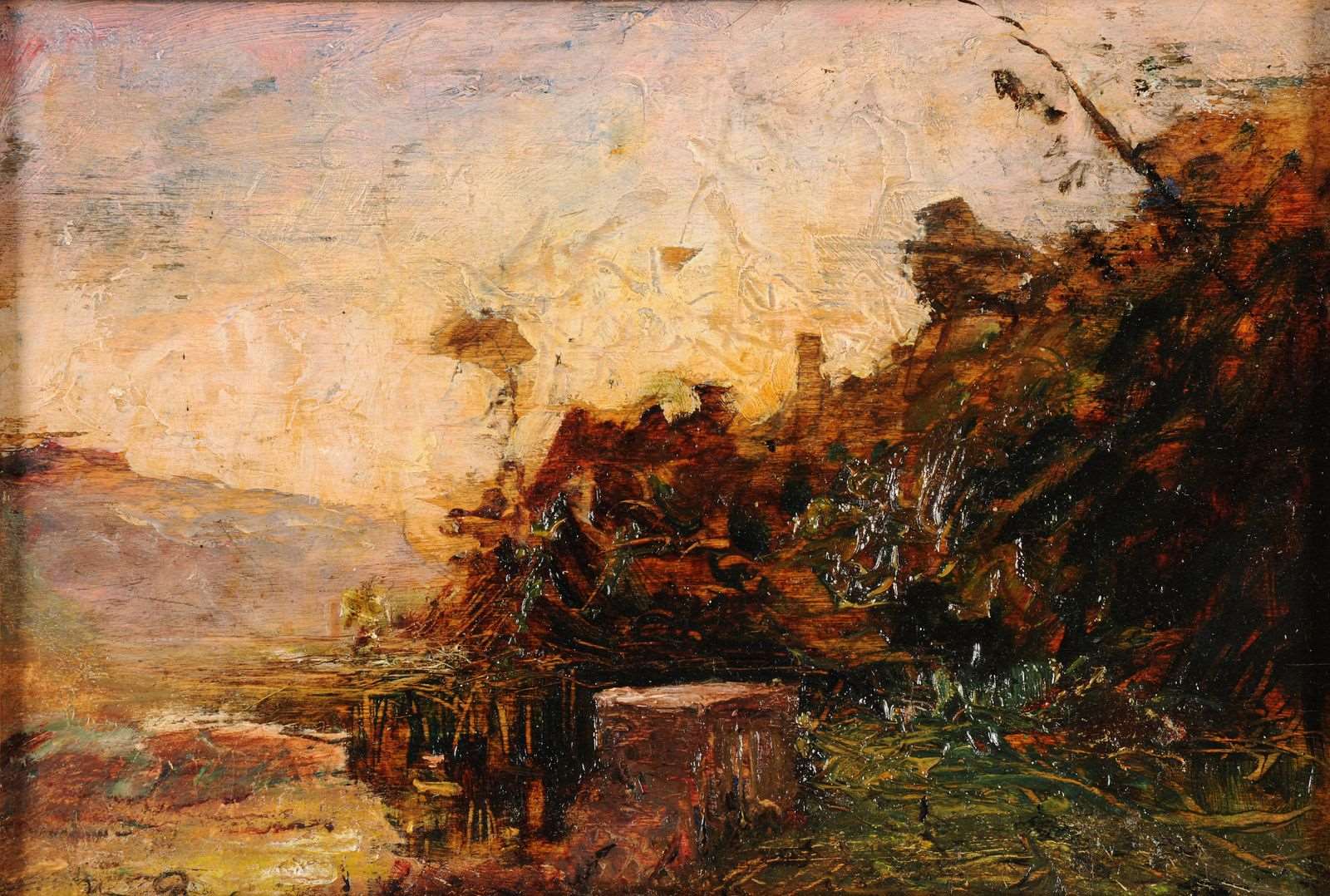 Bande de l'étang de Roche, François-Auguste Ravier, 19e siècle