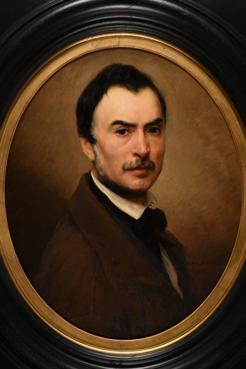 Autoportrait, Jacques-Raymond Brascassat, 1852