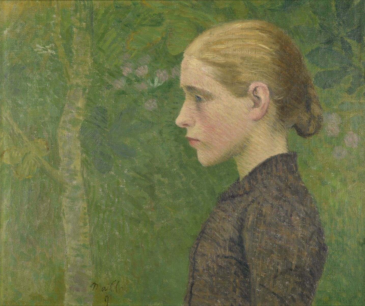 Jeune paysanne en buste, Aristide Maillol, 1891