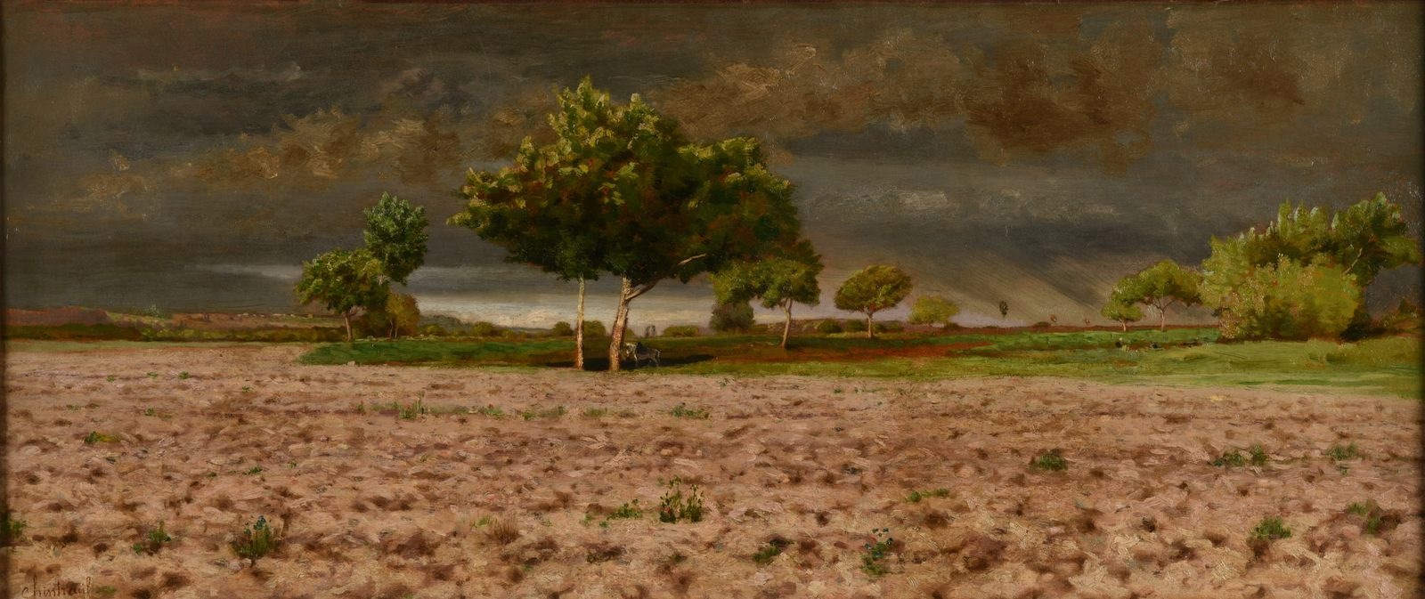 L'orage, Antoine Chintreuil, 1852