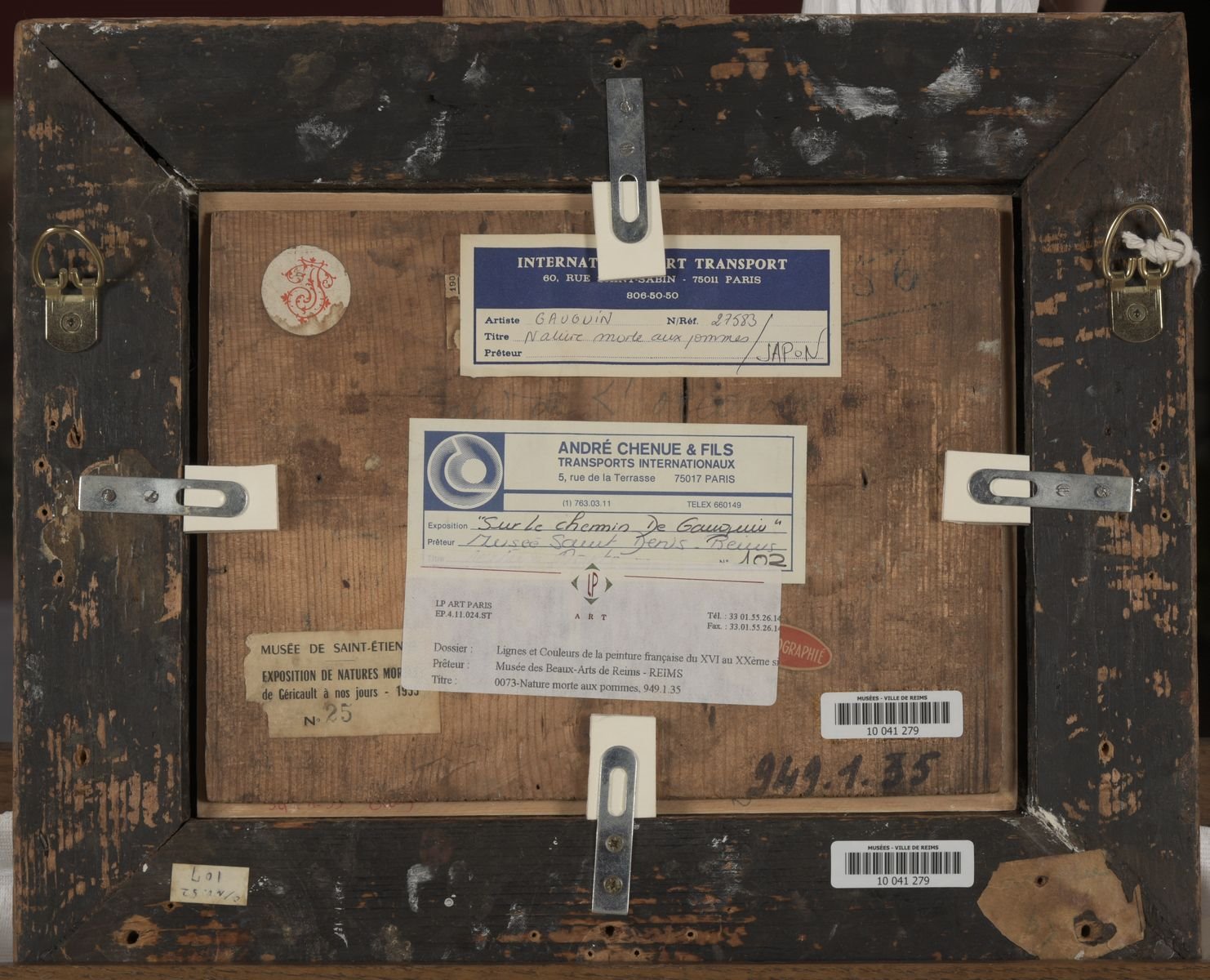 Nature morte aux pommes ; Nature morte : Pas manger li (autre titre attribué)_2