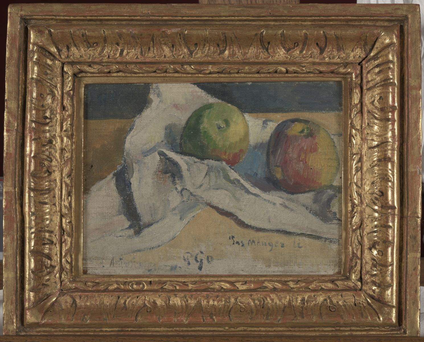 Nature morte aux pommes ; Nature morte : Pas manger li (autre titre attribué)_1