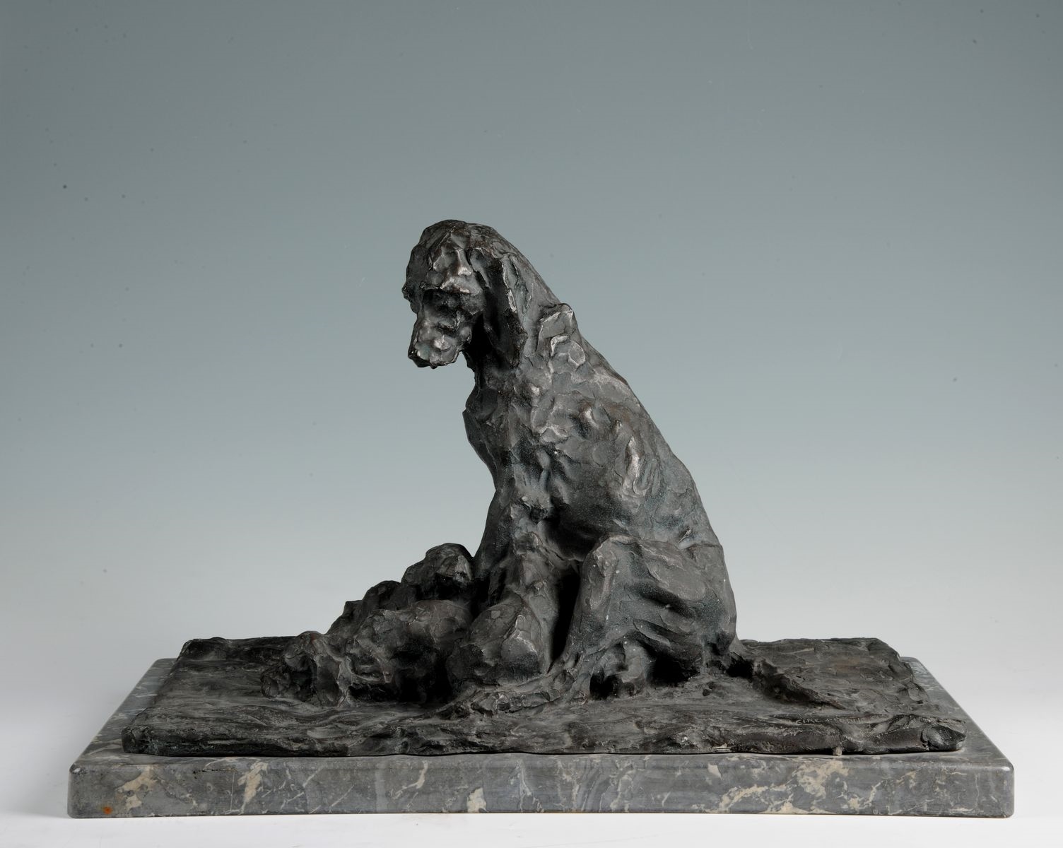 Chienne allaitant ses petits (titre attribué), Rembrandt Bugatti, 1er quart 20e siècle